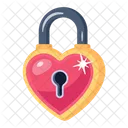 Love Lock Heart Lock Padlock Icon
