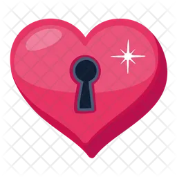 Heart Lock  Icon