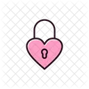 Heart Lock Padlock Lock Icon