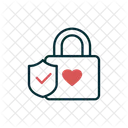 Heart Lock  Icon
