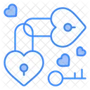 Heart lock  Icon