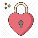 Heart Lock Love Lock Love Icon