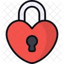 Love Lock Padlock Heart Icon