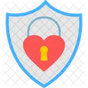 Heart Lock Love Heart Icon