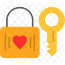 Heart Lock  Icon