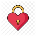 Heart Lock Protection Icon