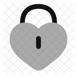 Heart lock  Icon