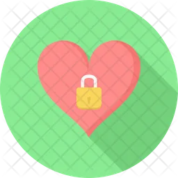 Heart lock  Icon