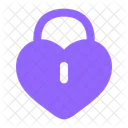 Heart Lock Love Heart Icon