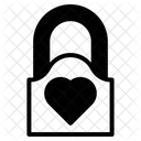 Heart lock  Icon