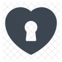 Heart Lock  Icon