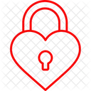 Heart Locked Heart Care Heart Disease Icon