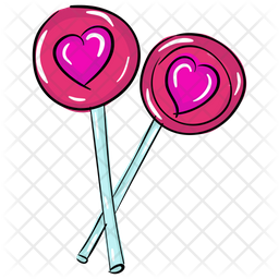 Download Free Heart Lollipop Icon Of Colored Outline Style Available In Svg Png Eps Ai Icon Fonts