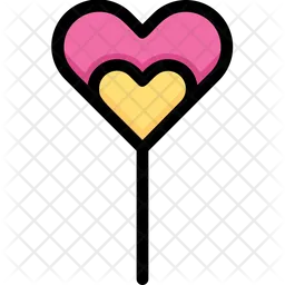 Heart Lollipop  Icon