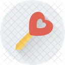 Heart Lollipop Confectionery Icon