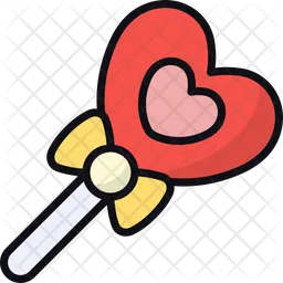Heart lollipop  Icon