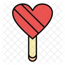 Lollipop Sweet Heart Icon