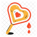 Confectionery Heart Lollipop Sweetmeat Icon