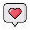 Heart love chat  Icon