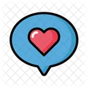 Heart love chat  Icon