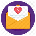 Healthcare Mail Heart Mail Email Icon