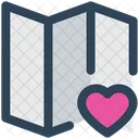 Heart map  Icon