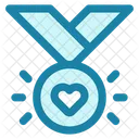 Heart Medal Icon