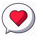 Heart Message Icon