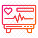 Heart Monitoring Heart Beat Hospital Icon