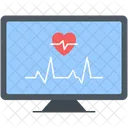 Heart Monitoring Cardiac Chip Loop Monitoring Icon