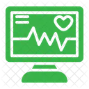 Heart Monitoring Ecg Monitor Heart Rate Monitor Icon