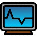 Heart Monitoring Computer Equipment Icon