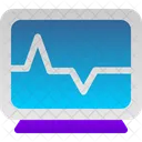 Heart Monitoring Computer Equipment Icon