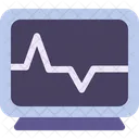 Heart Monitoring Computer Equipment Icon
