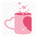 Heart mugs  Icon