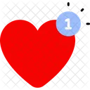 Heart Notification Icon