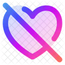 Off Heart Love Icon