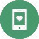 Heart On Device  Icon