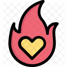 Heart On Fire  Icon