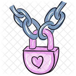 Heart Padlock  Icon