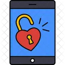 Heart Padlock Love Lock Heart Lock Icon