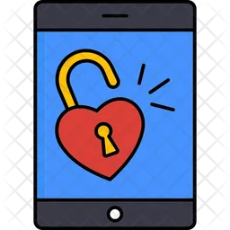 Heart Padlock  Icon