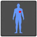 Heart Organ Man Icon