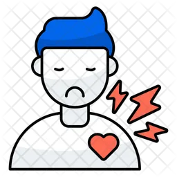 Heart pain  Icon