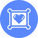 Heart Paper Pencil Letter Icon
