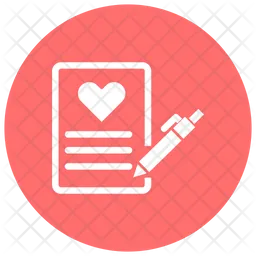 Heart Paper  Icon