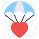 Heart Parachute  Icon