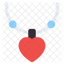 Heart Pendant Jewelry Ornament Icon