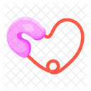 Heart Pin  Icon
