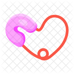 Heart Pin  Icon